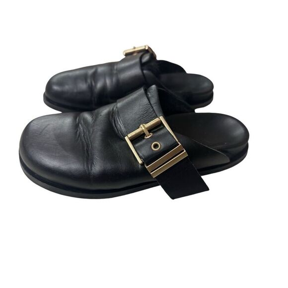 ALLSAINTS Love Shearling Mule in Black Size 38 - Picture 1 of 7